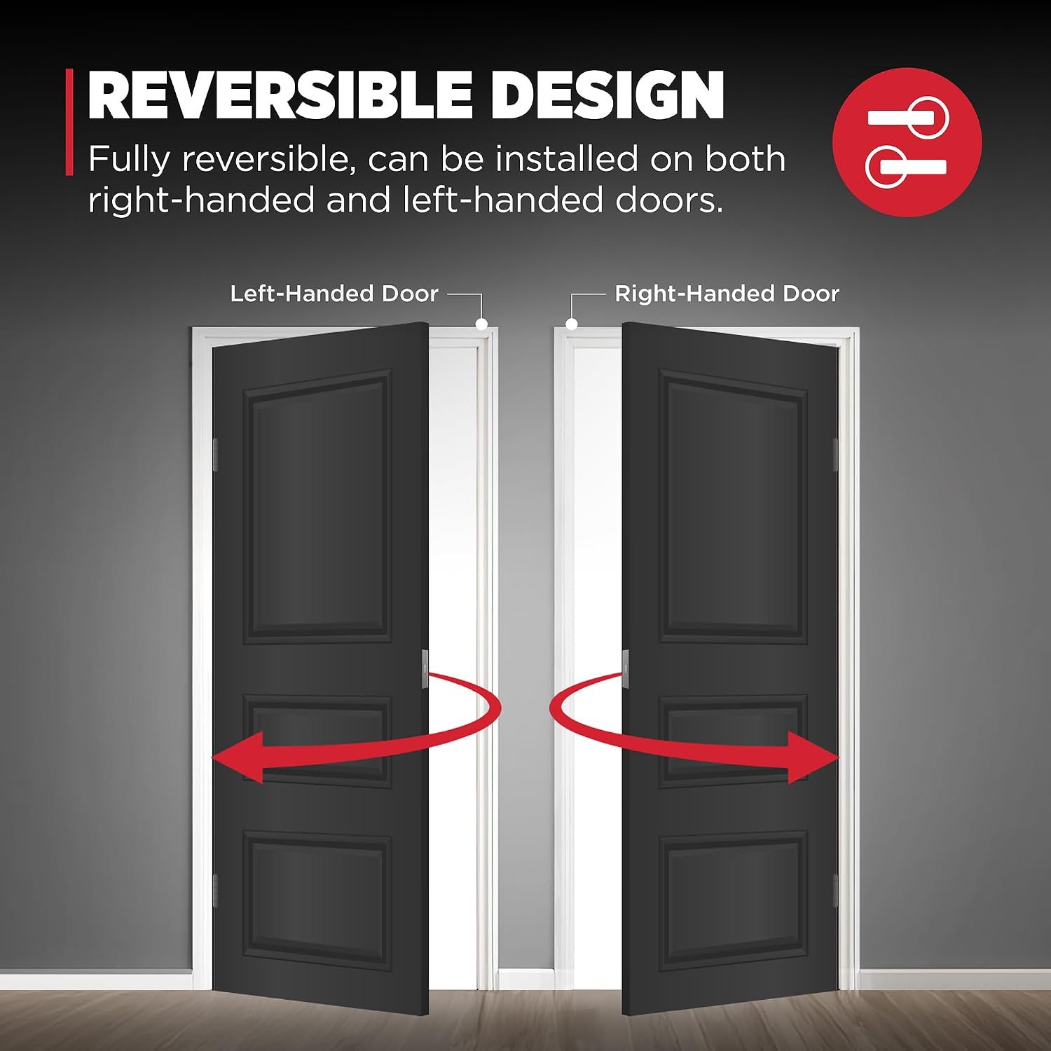 Kwikset Casey Interior Passage Door Handle, Lever for Closet and Hallway Doors, Reversible Non-Locking Handle Lever, Satin Brass 4 Pack