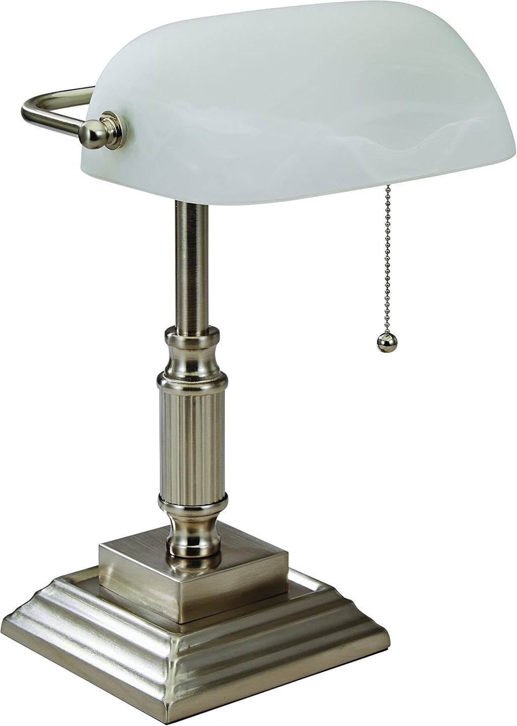 V-Light Banker's Desk Task Lamp, Brushed Nickel (VS688029BN)