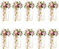 Gold Flower Stand for Table: 23.6' Tall Centerpiece Stand for Wedding Table Reception Floral Center Pieces with Home Decoration Party Event 10 PCS
