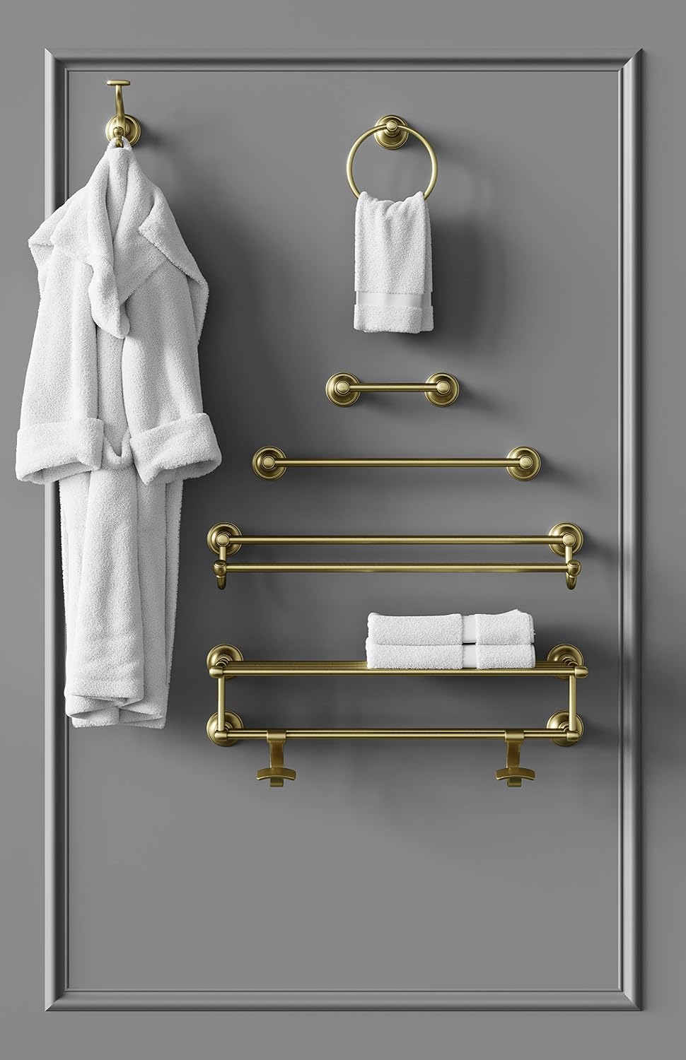 Pfister, BTB-TB2BG, Tisbury 24' Towel Bar, Brushed Gold