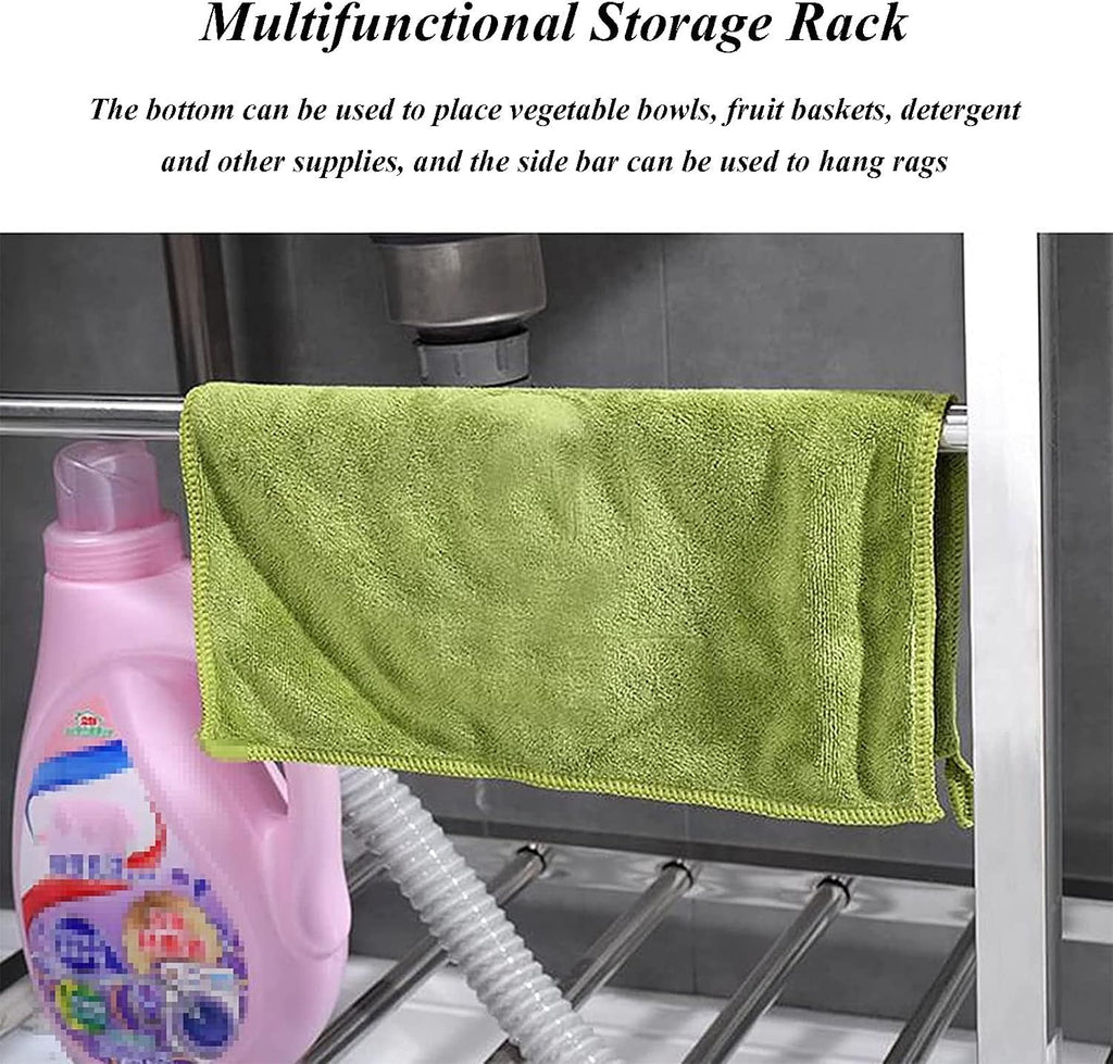 Free Standing Single Bowl Sink Stainless Steel Utility Sink Laundry Tub with Faucet and Storage Shelves, Heavy Duty Wash Station for Outdoor Indoor, 28x18.5x29.5inch