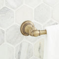 Signature Hardware 948233-18 Beasley 18' Towel Bar - Aged Brass