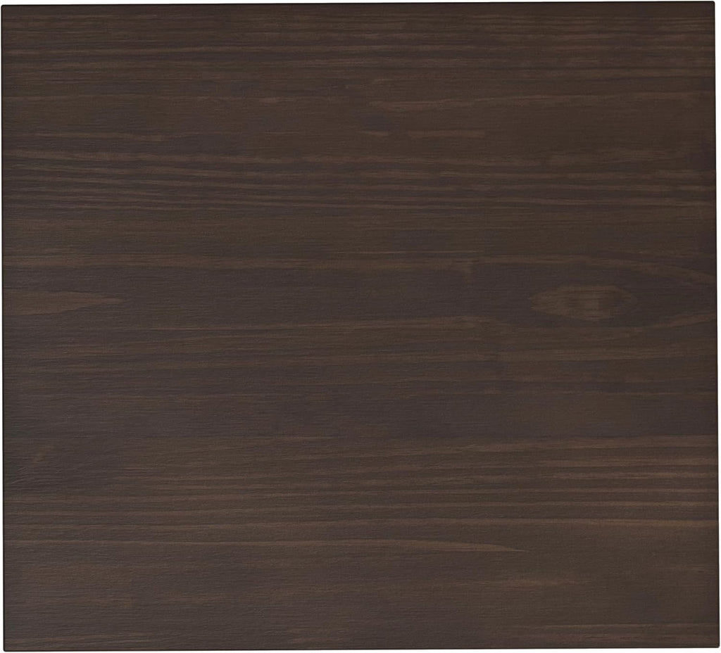 SIMPLIHOME Warm Shaker End Table - 20' Wide x 20' High Solid Wood Side Table in Warm Walnut Brown, Transitional Accent Table for Living Room or Bedroom with Drawer, Open Shelf and Square Tapered Legs
