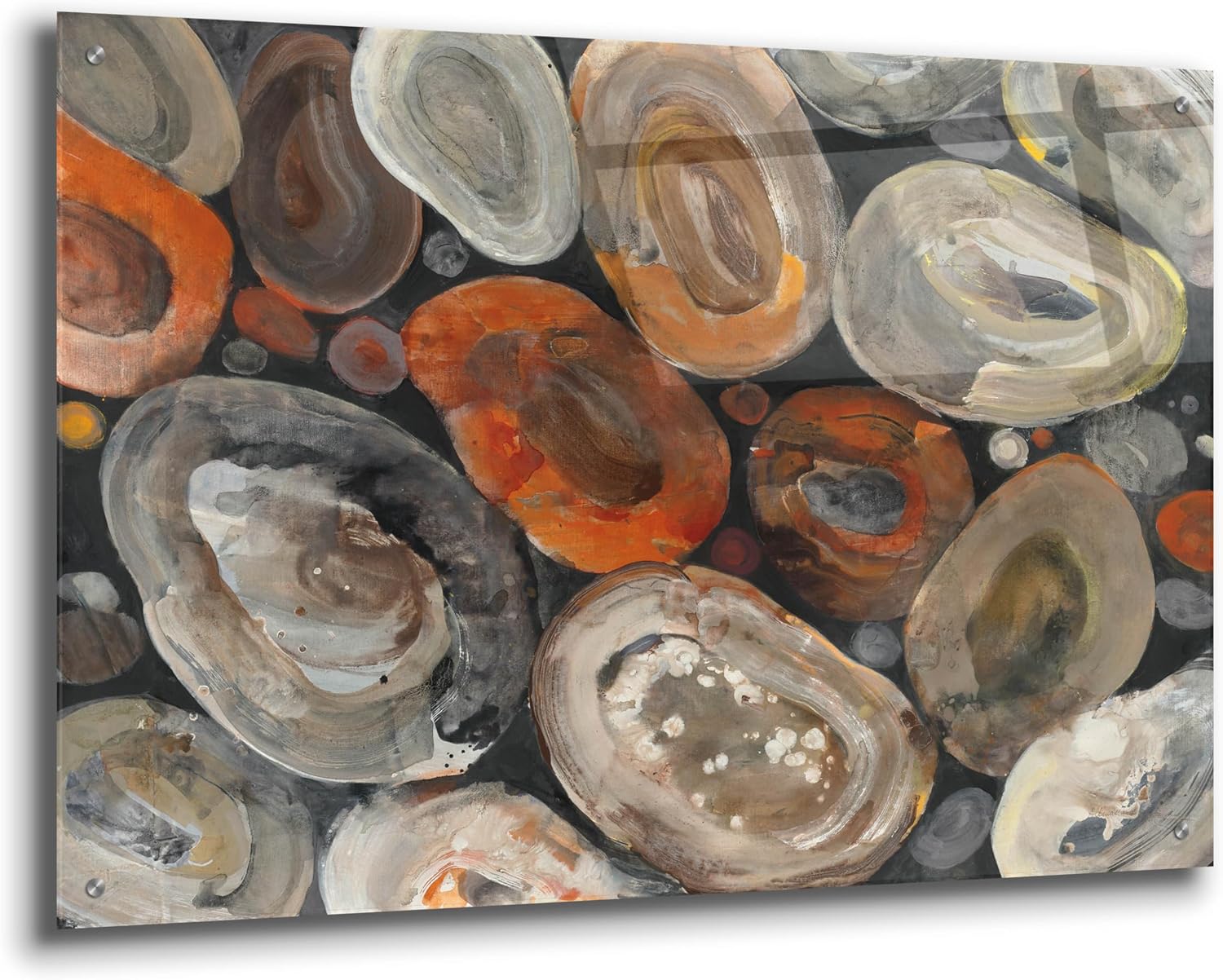 Epic Art 'Autumn Rocks' by Albena Hristova Acrylic Glass Wall Art, 36' x 24'