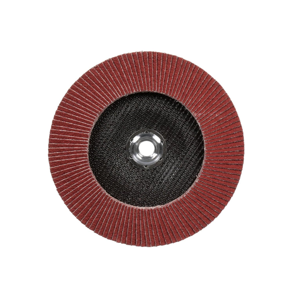 3M Cubitron II Flap Disc 967A, 40+, T29 Quick Change, 7 in x 5/8'-11, Giant, Pack of 5, Medium Pressure Applications, Light Deburring, Scale Removal, Oxide Removal, Surface Prep
