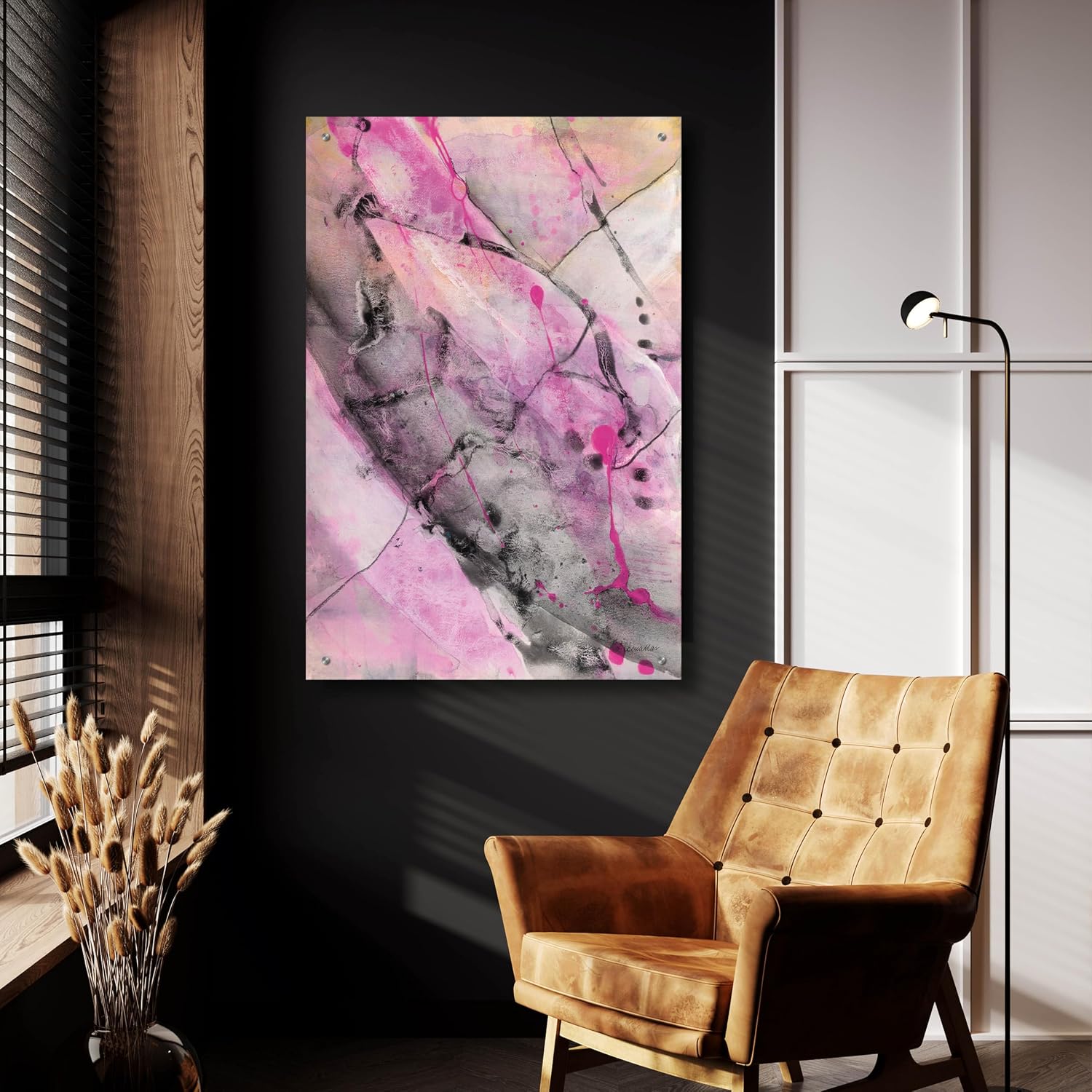 Epic Art 'Cracks In The Earth 1' by Albena Hristova Acrylic Glass Wall Art, 24' x 36'