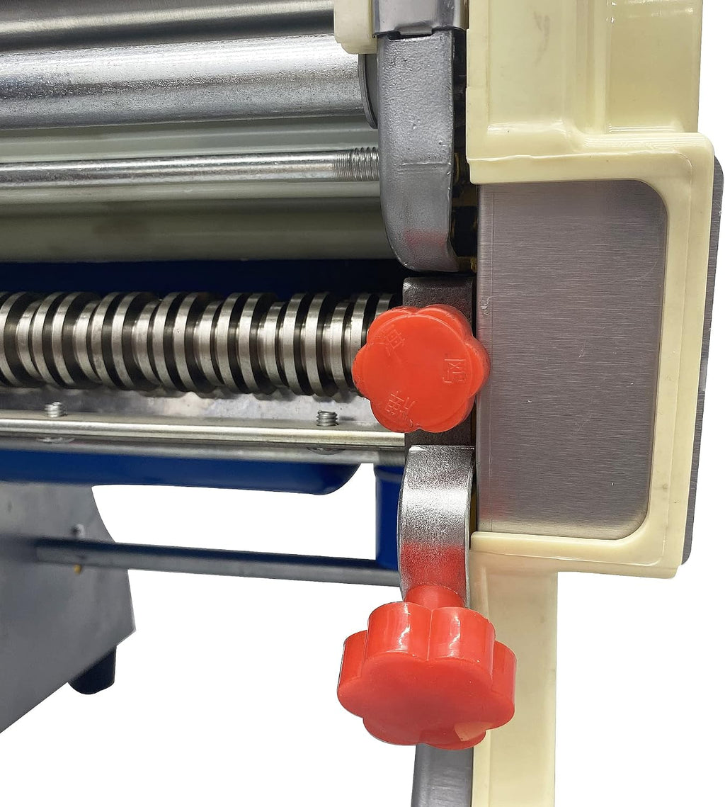 Techtongda Stainless Steel Electric Pasta Press Maker Noodle Machine Home Commercial 110v (3mm and 9mm wide knife #020344)
