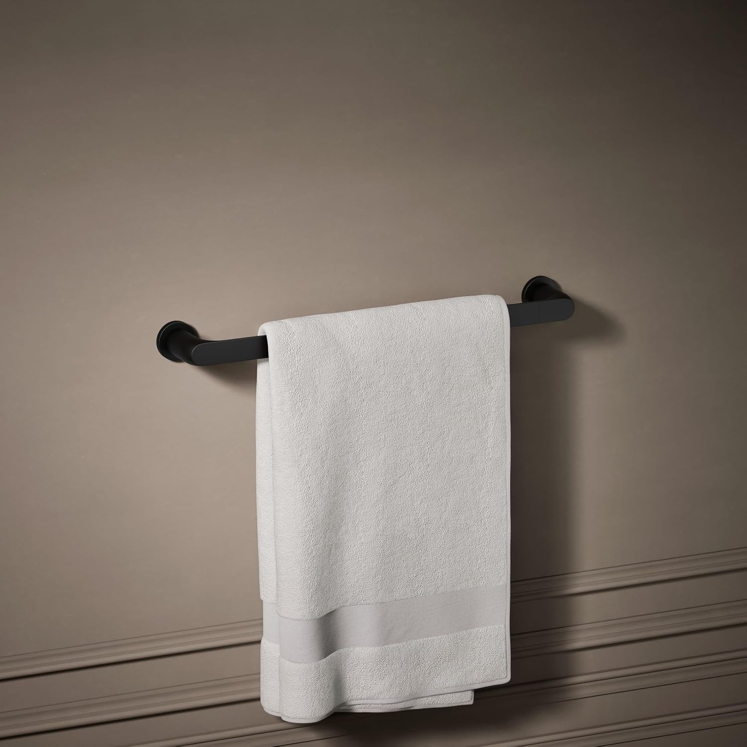 Kohler 97494-BL Avid® 18' Towel bar, Matte Black