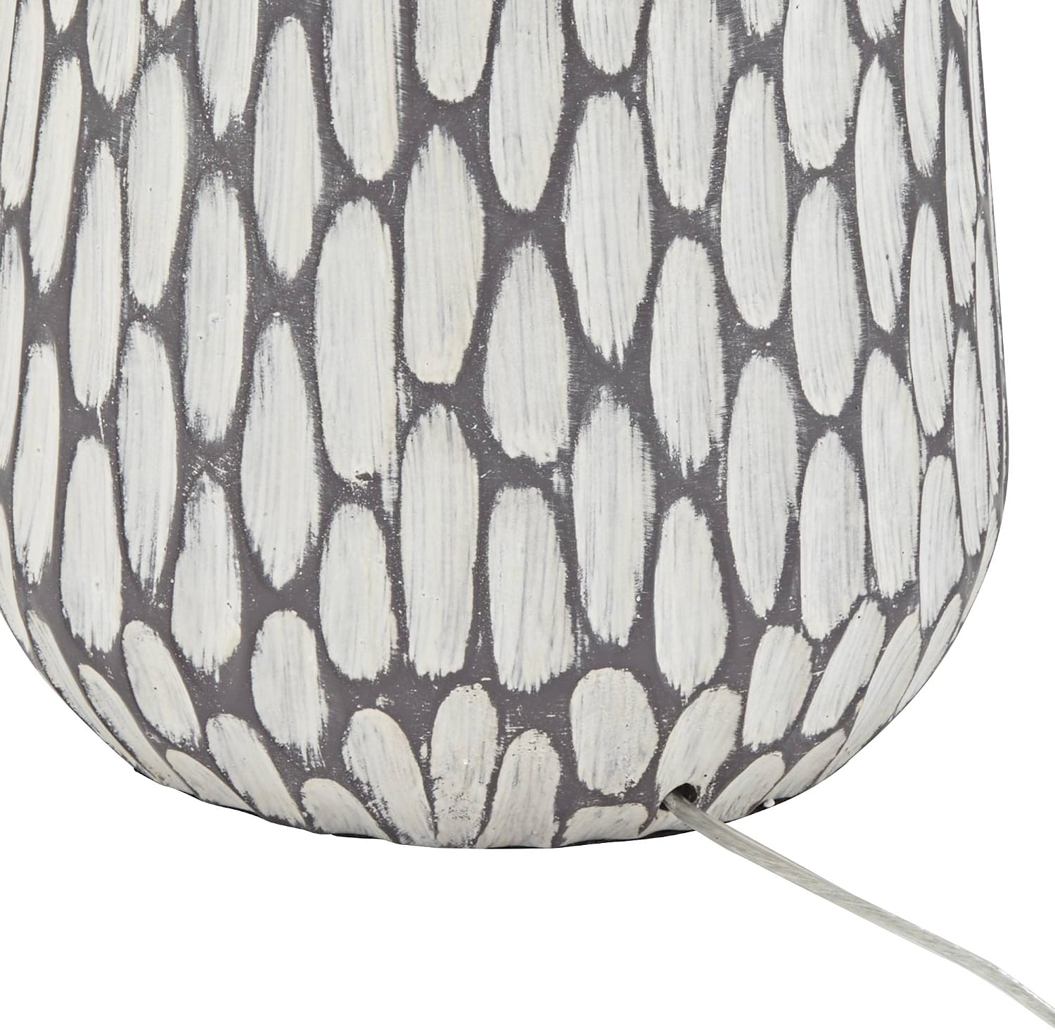 360 Lighting Carlton Modern Coastal Table Lamps 28 1/4' Tall Set of 2 Gray Wash Off White Fabric Tapered Drum Shade for Cottage Core Living Room Bedroom House Bedside Nightstand Home Office Family