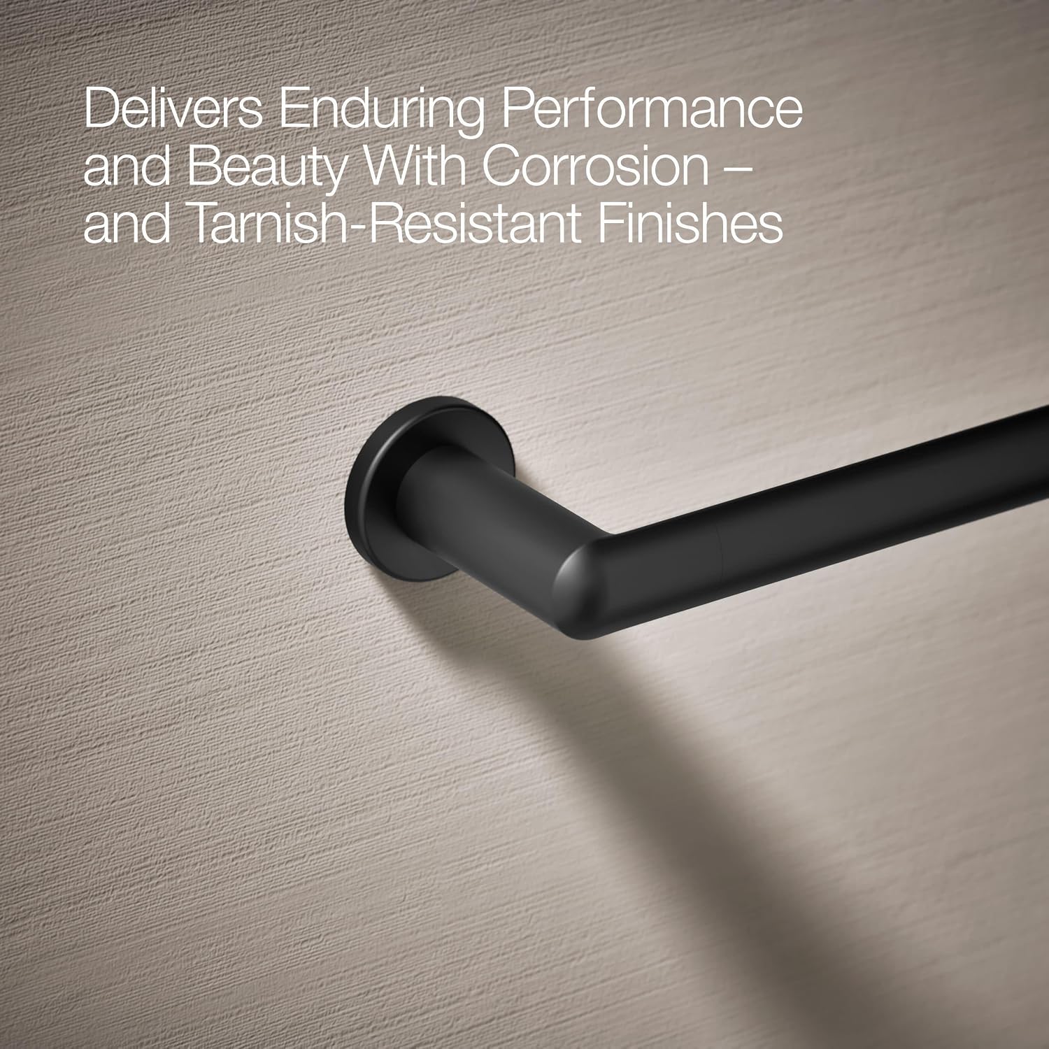 Kohler 97882-BL Kumin™ 24' Towel bar, Matte Black
