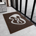Custom Design Door Mat Personalized Logo Rugs, Non Slip Low Profile Indoor Outdoor Door Mats, Easy Clean Patio Entrance Mat