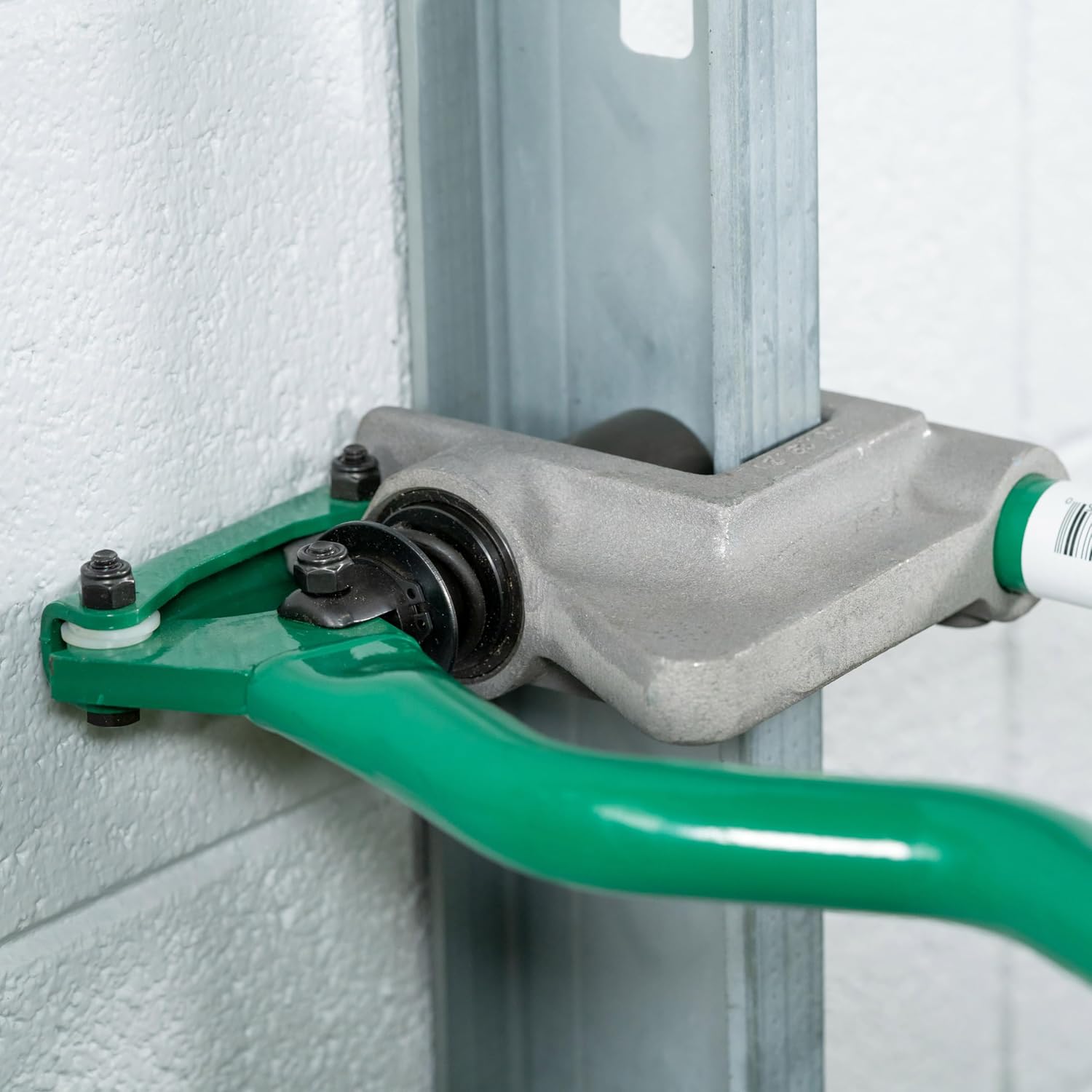 Greenlee 710 1-11/32' Manual Metal Stud Punch Tool with Aluminum Head and Contoured Handle, 1-11/32' Diameter Self-Stripping Stud Puncher