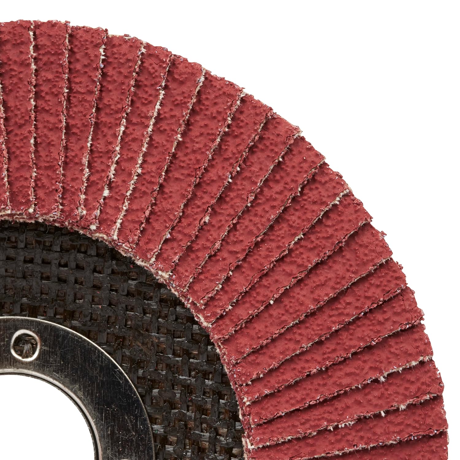 3M Cubitron II Flap Disc 967A, 40+, T27 Quick Change, 4-1/2 in x 5/8'-11, Giant, Pack of 10, Medium Pressure Applications, Light Deburring, Scale Removal, Oxide Removal, Surface Prep