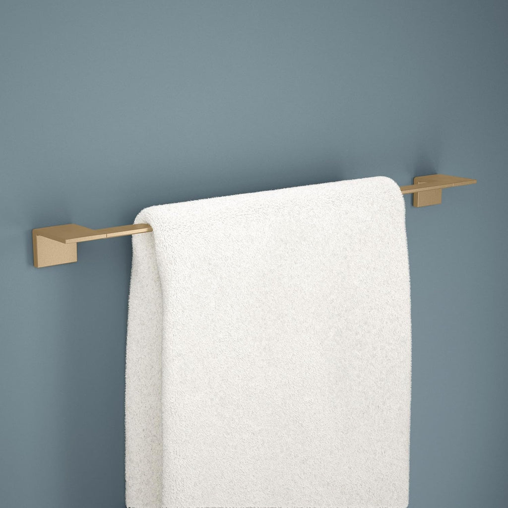 Delta Towel Rack | 24 Inch Champagne Bronze Towel Bar for Bathroom, Kitchen | Vero Accessories