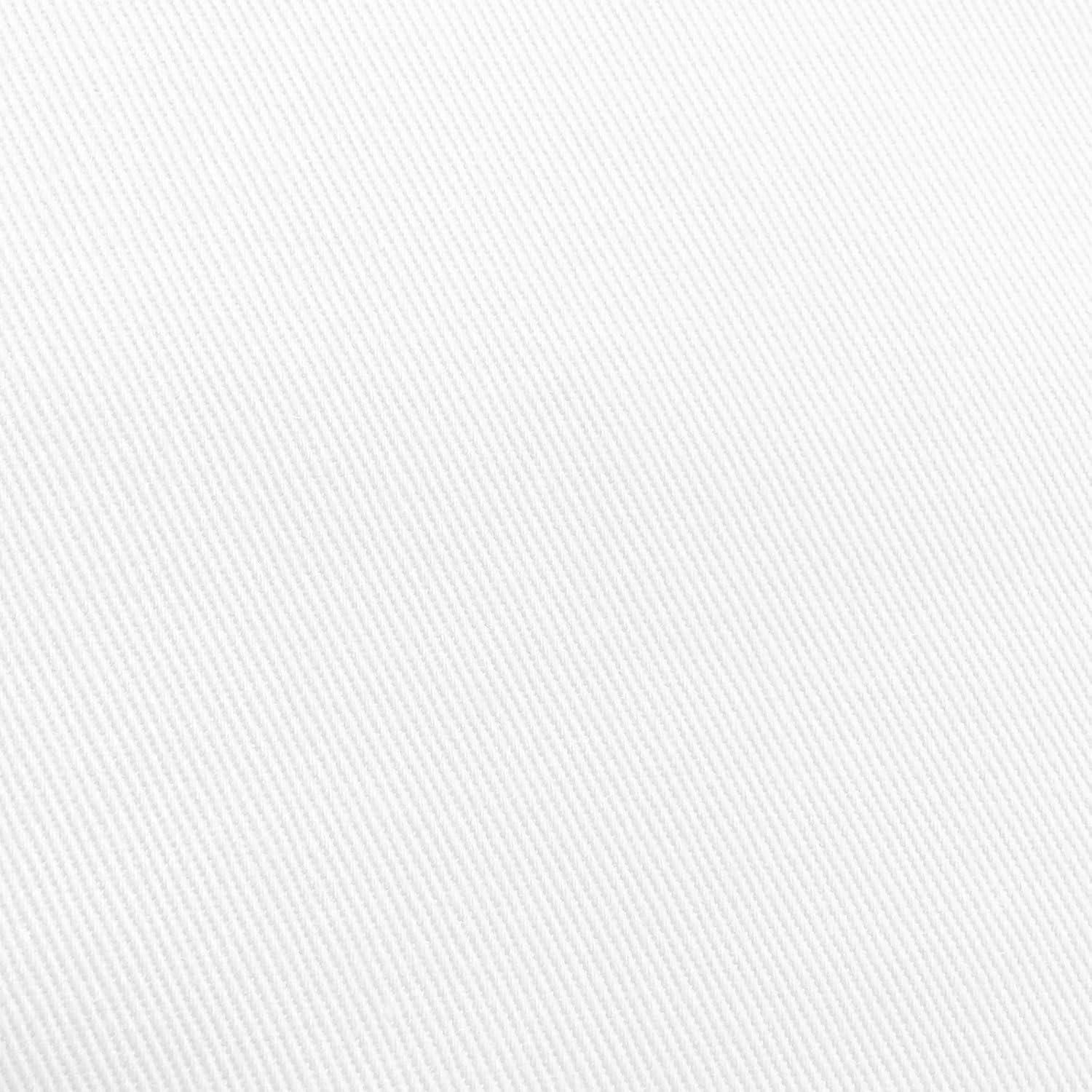 Ultimate Textile -10 Pack- Poly-Cotton Twill 60 x 60-Inch Square Tablecloth, White