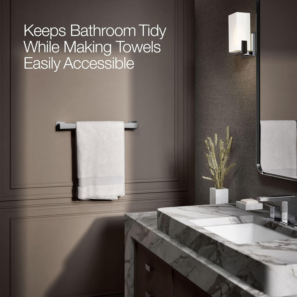 Kohler 26633-CP Honesty® 18' Towel bar, Polished Chrome