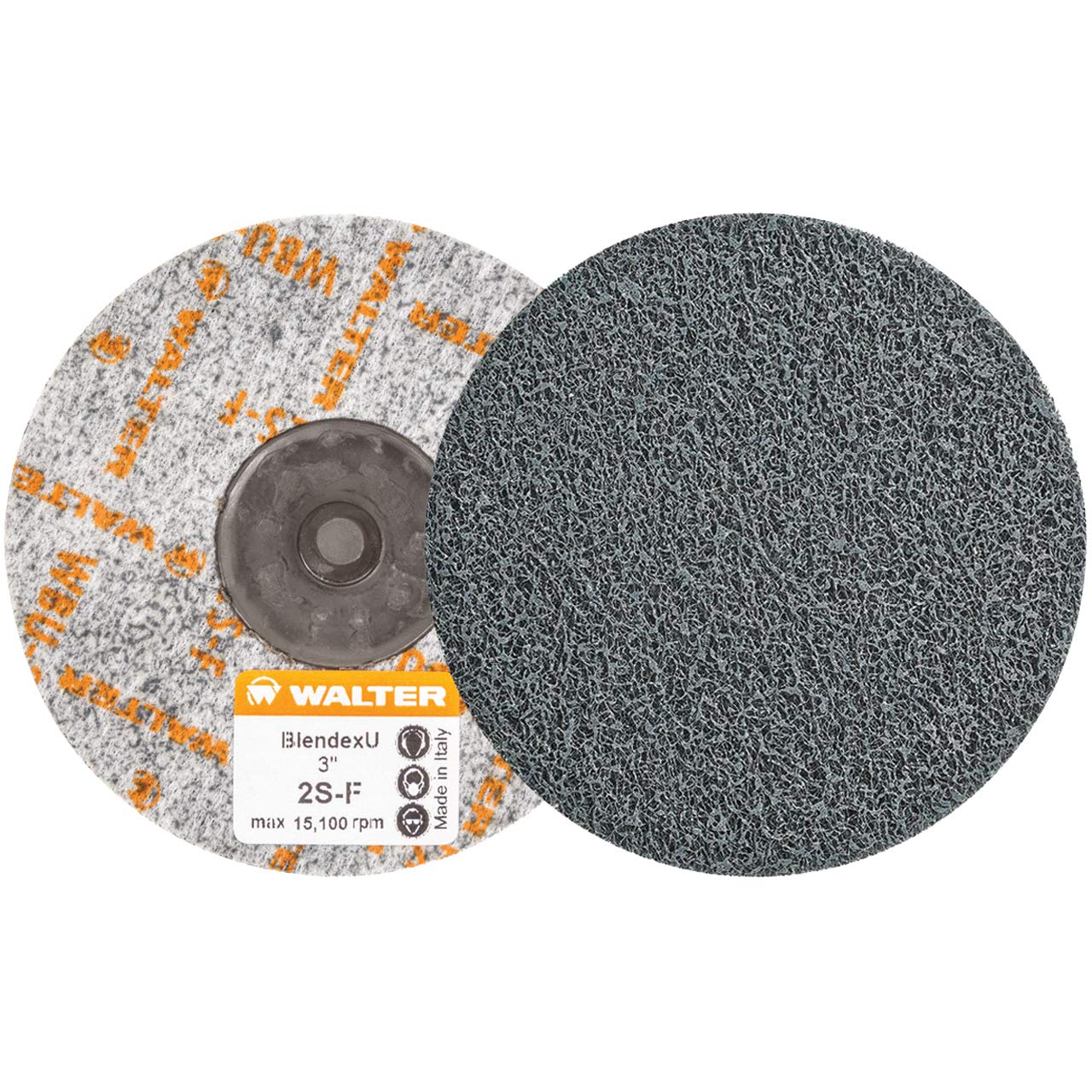 Walter 04U321 3' Twist Blendex U Multi-Purpose Quick Change Discs Grade 2SF, 10 Pack