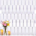 Mimorou 48 Pcs 8 Inch Tall Glass Vases Bulk Clear Cylinder Flower Vases Transparent Candle Holder Bulk Wedding Table Centerpieces Decoration for Banquet Dinners Party Event