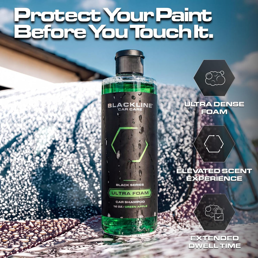 Blackline Clay Towel - Auto Detailing Synthetic Clay Towel - Decontaminate Paint and Glass for Smooth Washing - Great and Effective for Car, Truck, SUV - 12' x 12' (Full Experience)