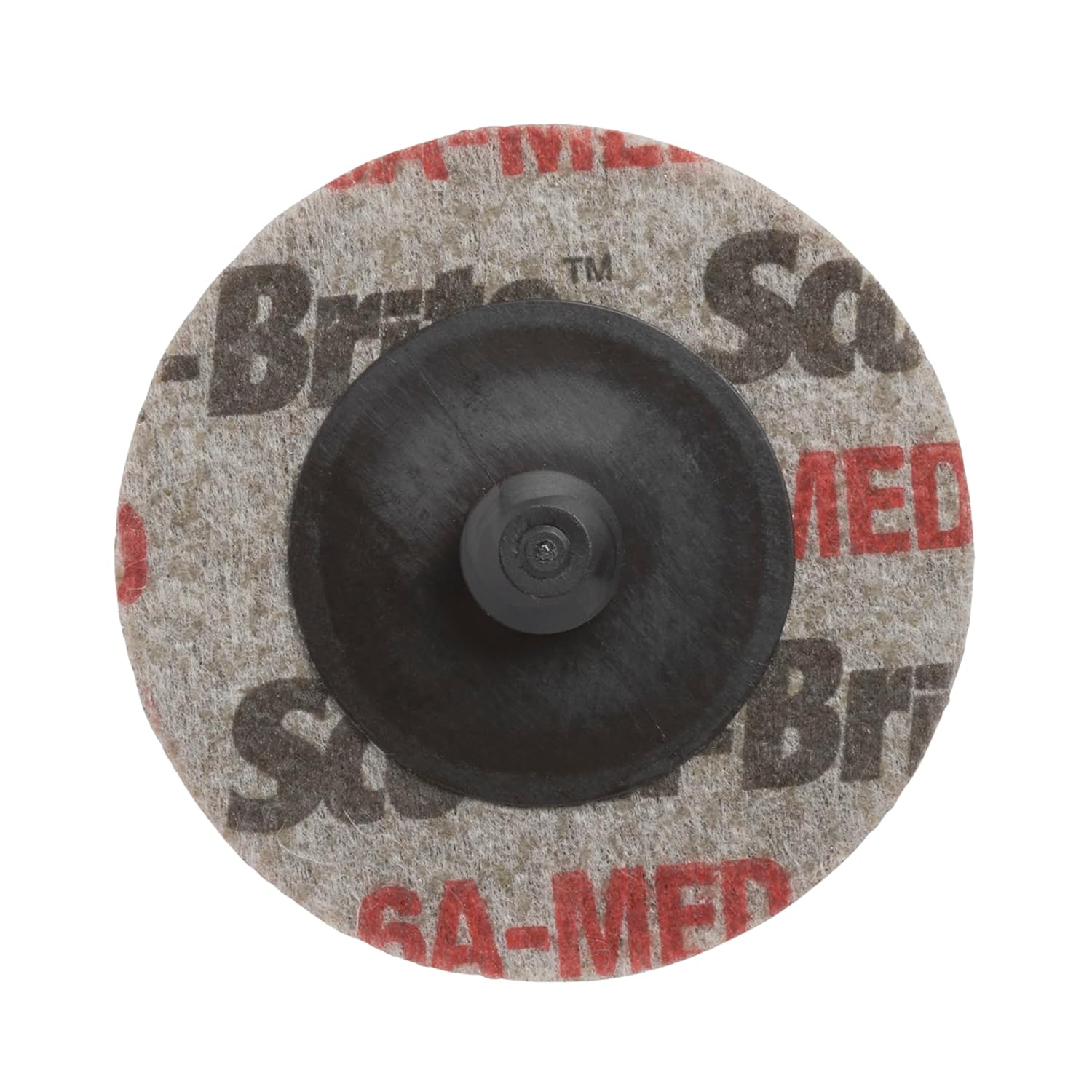 Scotch-Brite(TM) Roloc(TM) EXL Unitized Wheel TR, Speed-Lok TR Quick-Change Attachment, Aluminum Oxide, 2' Diameter, Medium Grit, 22100 RPM, 6 Density, Tan (Pack of 60)