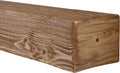 Handmade Fireplace Mantel Shelf 60', Rustic Wood Mantles for Over Fireplace, Wall Mounted Floating Mantel Shelves for Living Room Decor (Light Rustic, 60Lx6Hx8D)
