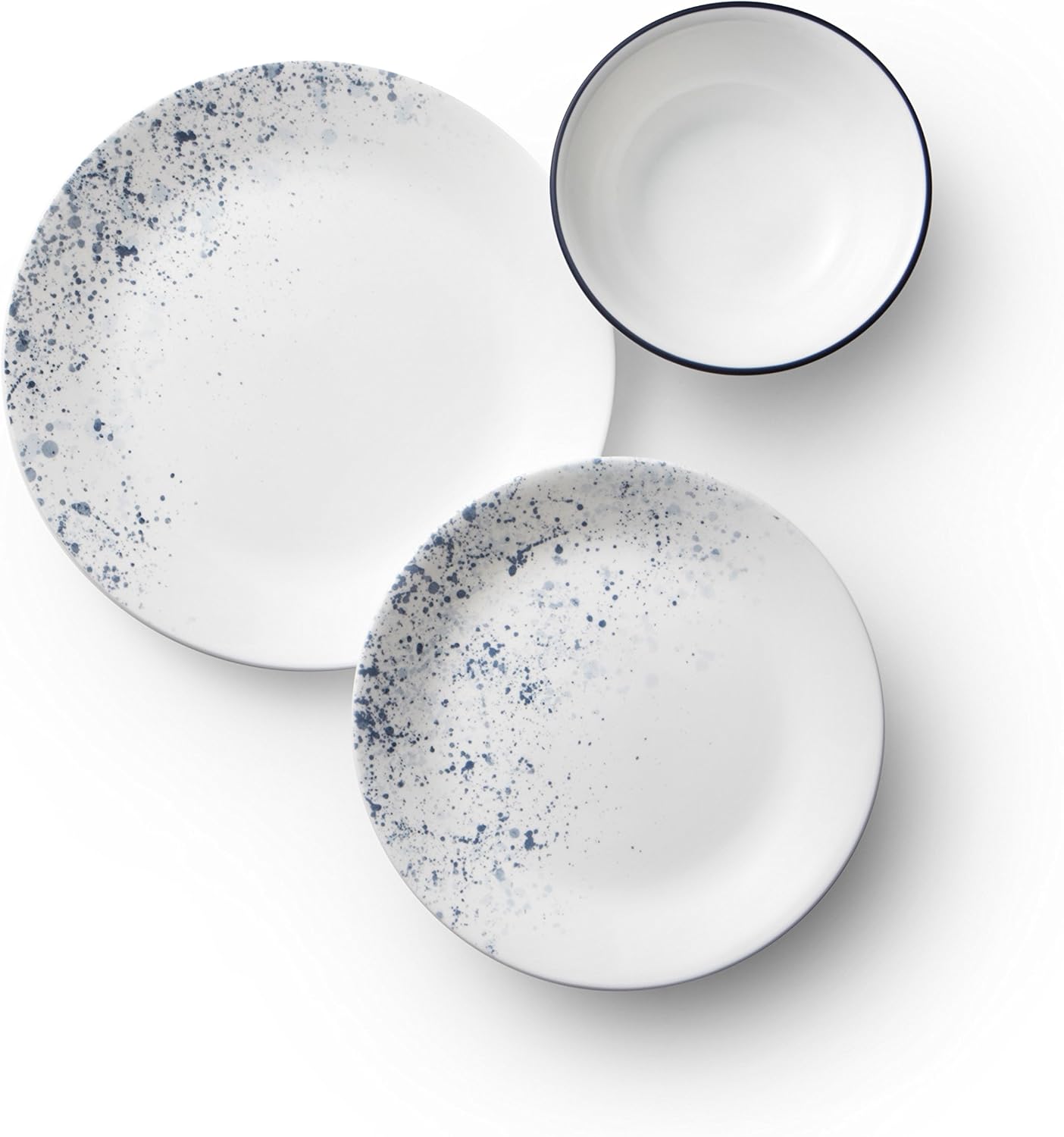 Corelle Vitrelle 18-Piece Service for 6 Dinnerware Set, Triple Layer Glass and Chip Resistant & 4-Pc Meal Bowls Set, Service for 4, Durable and Eco-Friendly 9-1/4-Inch Bowls