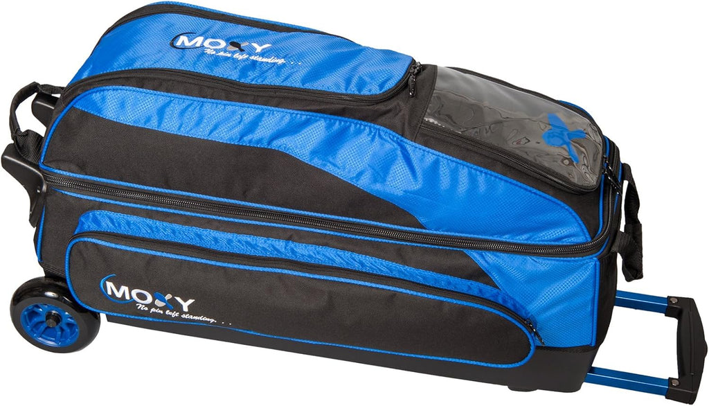 Bowlerstore Products Moxy Blade Triple Roller Bowling Bag - Royal/Black