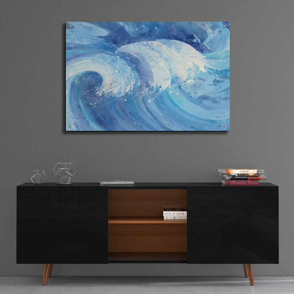 Epic Art '25002 - The Big Wave Crop' by Albena Hristova Acrylic Glass Wall Art, 36' x 24'
