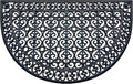 A1 Home Collections 18-LB Heavy Duty Rubber Doormat 30'×48' - Won't Blow Away | Outside Front Door Mat, Mud Dirt Scraper, Non-Slip Drainage Mat for Entryway Patio Garage, All-Weather, 100% Rubber Mats