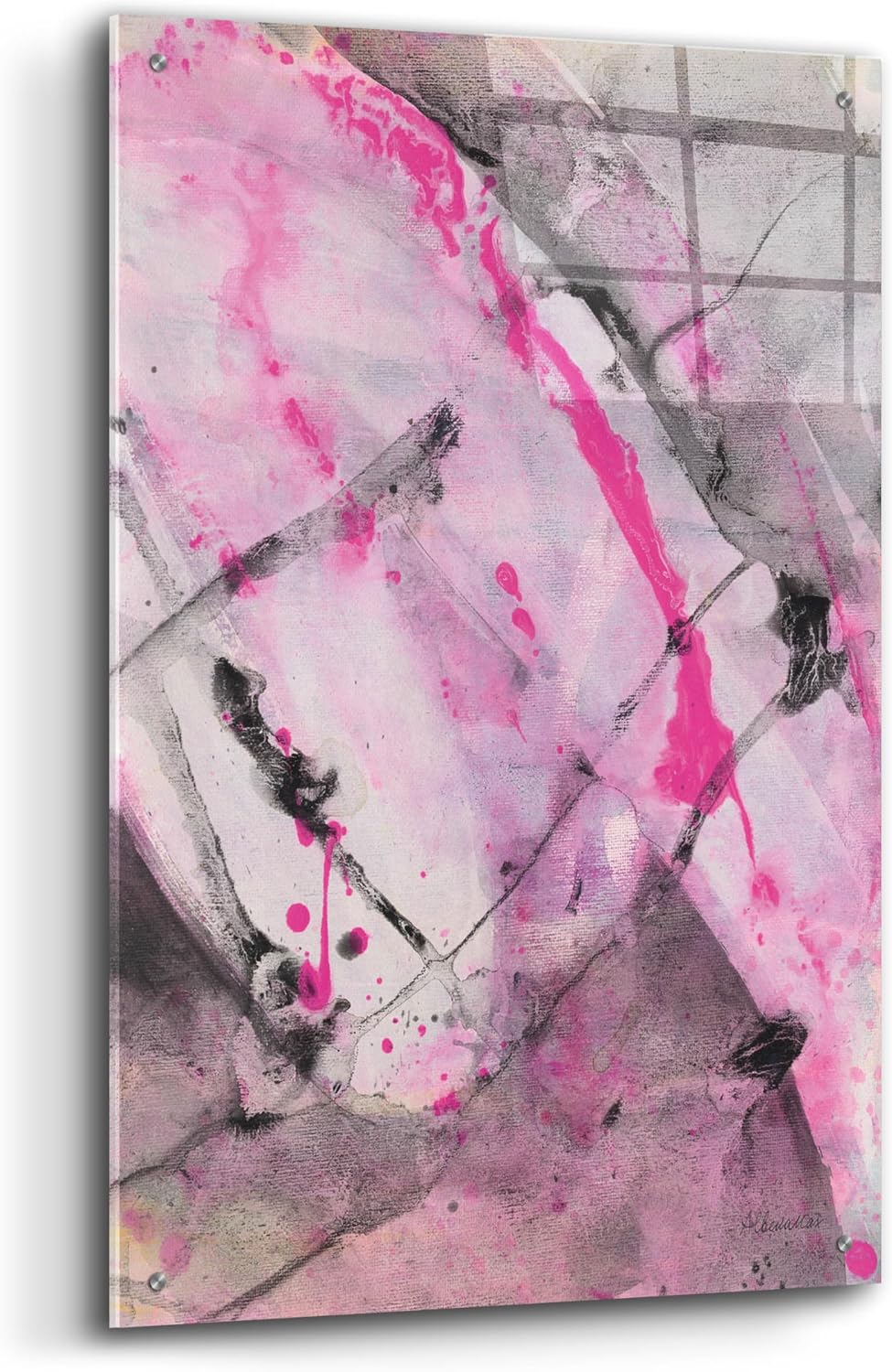 Epic Art 'Cracks In The Earth 2' by Albena Hristova Acrylic Glass Wall Art, 24' x 36'