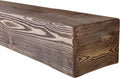 Handmade Fireplace Mantel Shelf 72', Extra Wide Rustic Wood Mantles for Over Fireplace, Wall Mounted Floating Mantel Shelves for Living Room Decor (Dark Rustic, 72Lx6Hx8D)