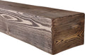 Handmade Fireplace Mantel Shelf 61', Extra Wide Rustic Wood Mantles for Over Fireplace, Wall Mounted Floating Mantel Shelves for Living Room Decor (Dark Rustic, 61Lx6Hx8D inches)