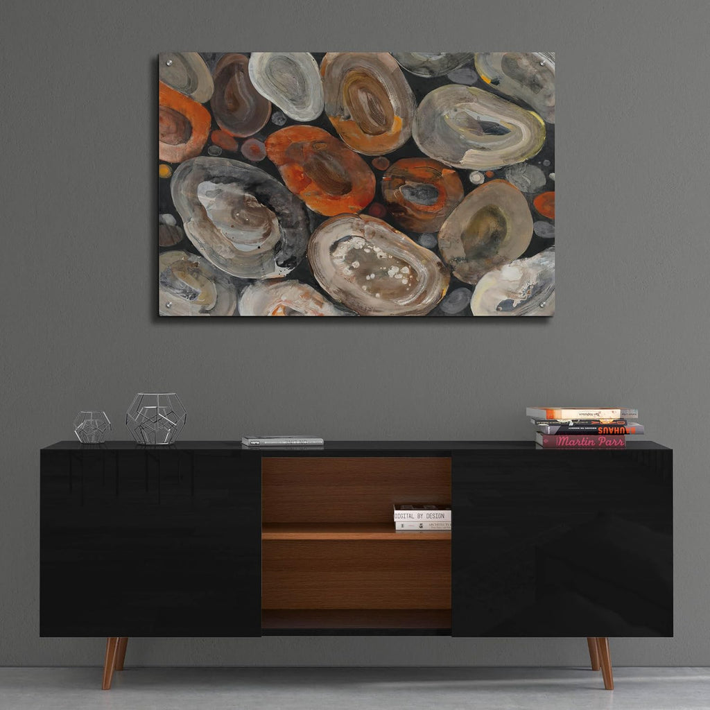 Epic Art 'Autumn Rocks' by Albena Hristova Acrylic Glass Wall Art, 36' x 24'