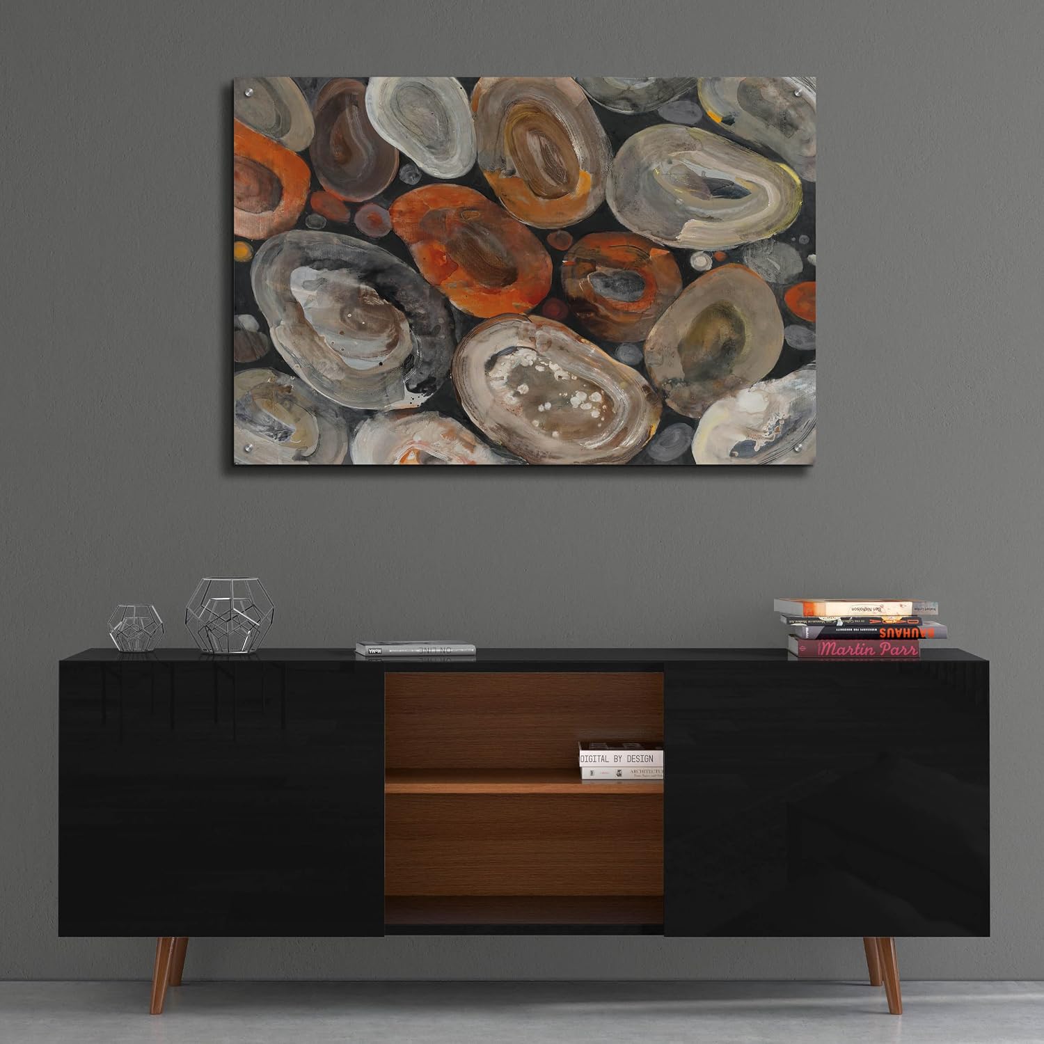 Epic Art 'Autumn Rocks' by Albena Hristova Acrylic Glass Wall Art, 36' x 24'