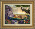 Thomas Kinkade Disney The Lion King - Return to Pride Rock - 12' x 16' - Canvas Classic with Gold Frame