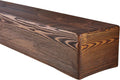 Handmade Fireplace Mantel Shelf, Extra Wide Rustic Wood Mantles for Over Fireplace, Wall Mounted Floating Mantel Shelves for Living Room Decor (Light Walnut, 72 inches)