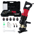 1400W Electric Hydraulic Hole Puncher, 22T Heavy Duty Metal Punching Machine Steel Hole Puncher MHP-20 with 5 Dies Φ1/4' 3/8' 1/2' 11/16' 13/16'- 110V Portable Hydraulic Hole Punch for Steel
