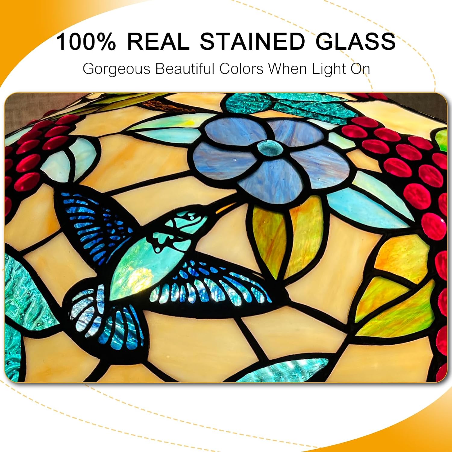Capulina Tiffany Lamp Stained Glass Table Lamp with Nightlight 3-Light 16X16X25 Inches Mother-Daughter Vase Grape Tiffany Style Desk Lamp for Home Office Living Room Bedroom