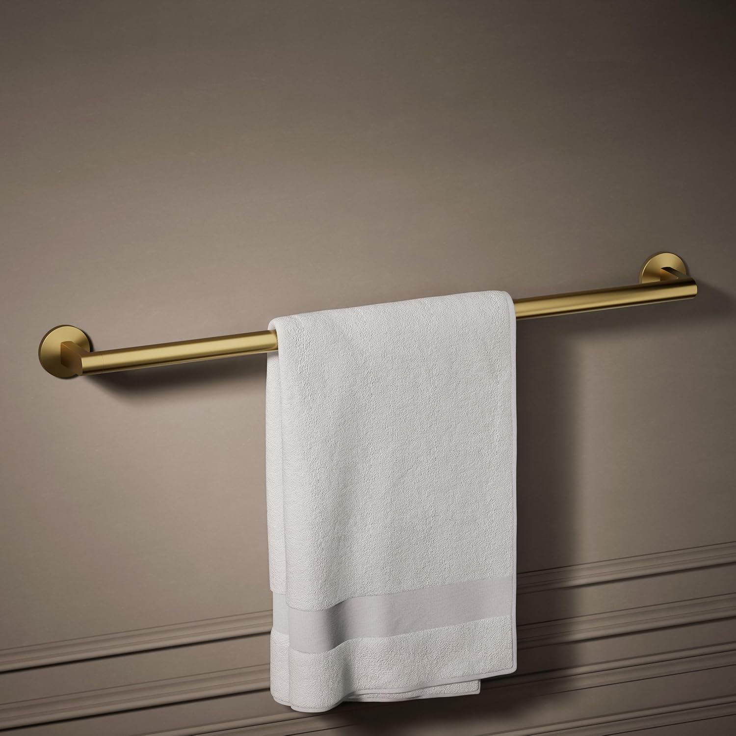 Kohler 78374-2MB Components® 30' Towel bar, Vibrant Brushed Moderne Brass