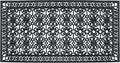 A1 Home Collections 34-LB Heavy Duty Rubber Doormat 36'×72' - Won't Blow Away | Outside Front Door Mat, Mud Dirt Scraper, Non-Slip Drainage Mat for Entryway Patio Garage, All-Weather, 100% Rubber Mats