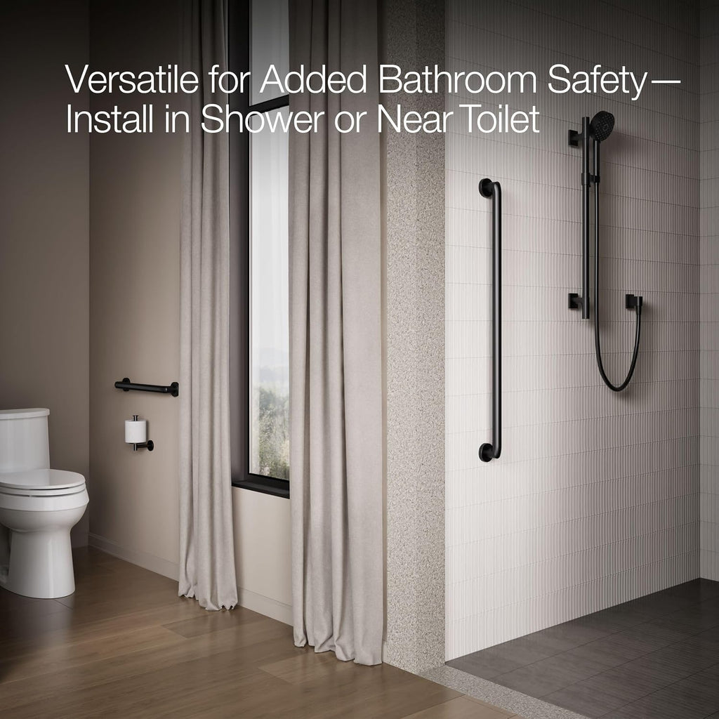 Kohler K-24551-BL Kumin Towel Bar, Matte Black