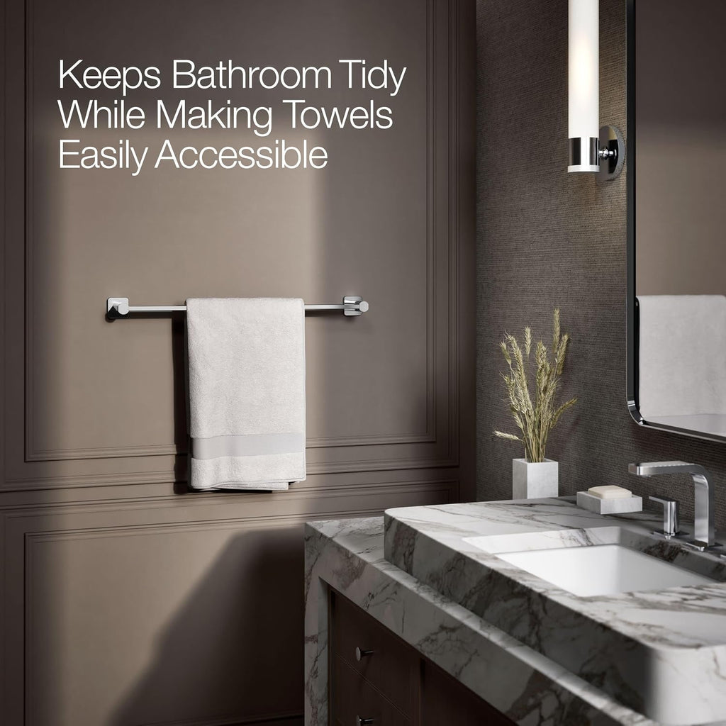 Kohler 23525-CP Parallel® 24' Towel bar, Polished Chrome