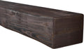 Handmade Fireplace Mantel Shelf, Extra Wide Rustic Wood Mantles for Over Fireplace, Wall Mounted Floating Mantel Shelves for Living Room Decor (Dark Walnut, 60 inches)