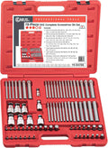 Genius Tools 78 Piece SAE Extra Complete Screwdriver Bit Set TX-23478S