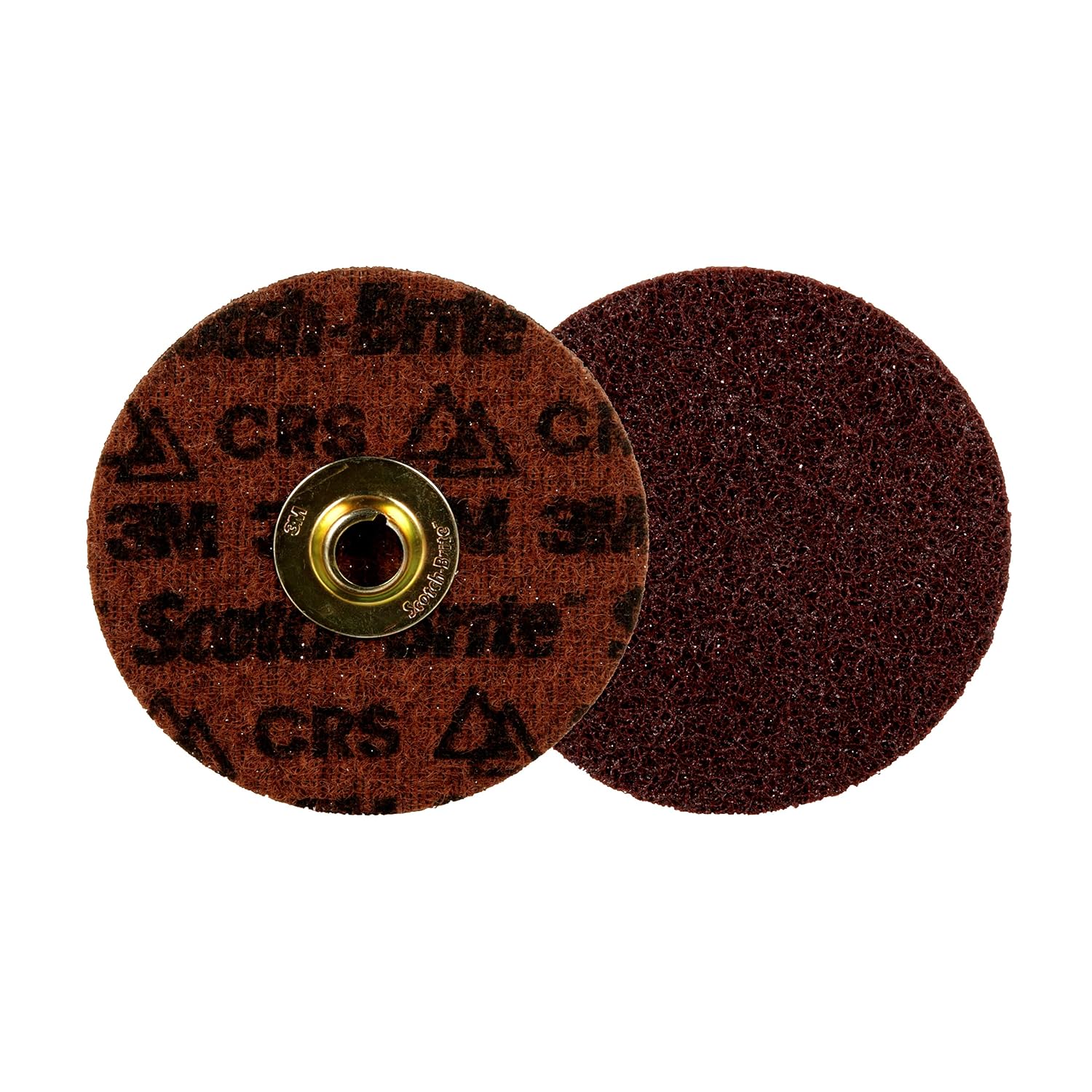 Scotch-Brite Precision Surface Conditioning Disc, TN Quick Change, Coarse, Ceramic, Nonwoven, 4-1/2 in x No Hole, 50/Case