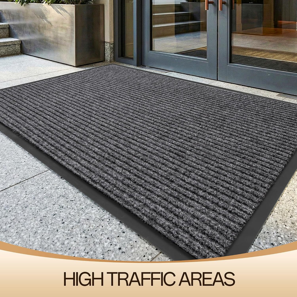 Amyracel Front Door Mat Indoor Outdoor Entrance, 36' x 120' All-Season Waterproof Doormat for Enterway, Heavy Duty Commercial Floor Mat, Fade Resistant, Rubber Back, Low Profile, Easy Clean