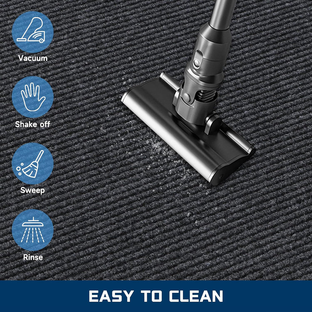 BesWin Indoor Outdoor Door Mat, 6'x4' Extra Large Front Doormat Outside Entrance, Non Slip Rubber Backing Commercial Floor Mats for Entryway, High Traffic Area, Heavy Duty, Waterproof, Easy to Clean