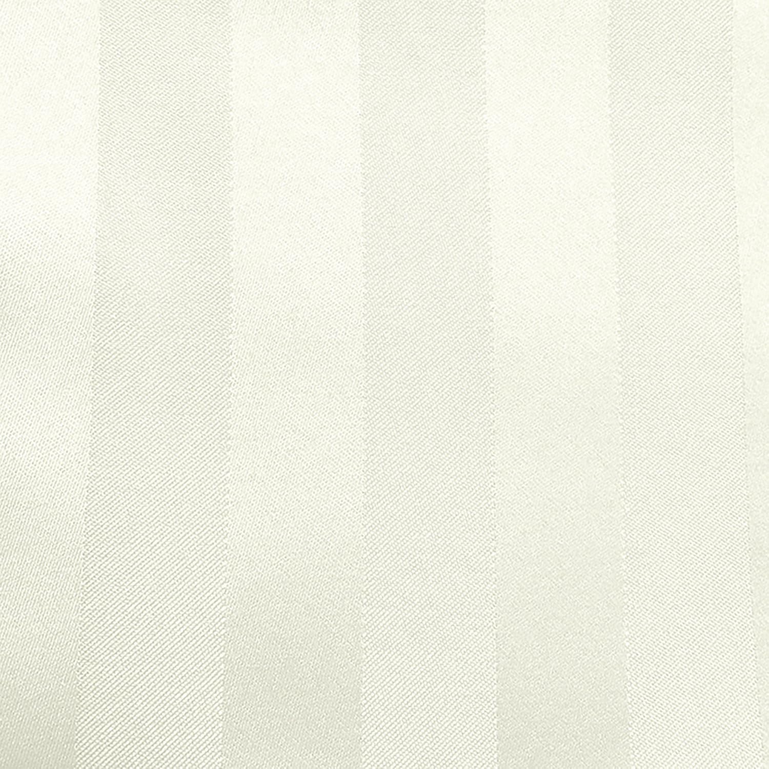 Ultimate Textile -10 Pack- Satin-Stripe 72 x 72-Inch Square Tablecloth, Ivory Cream