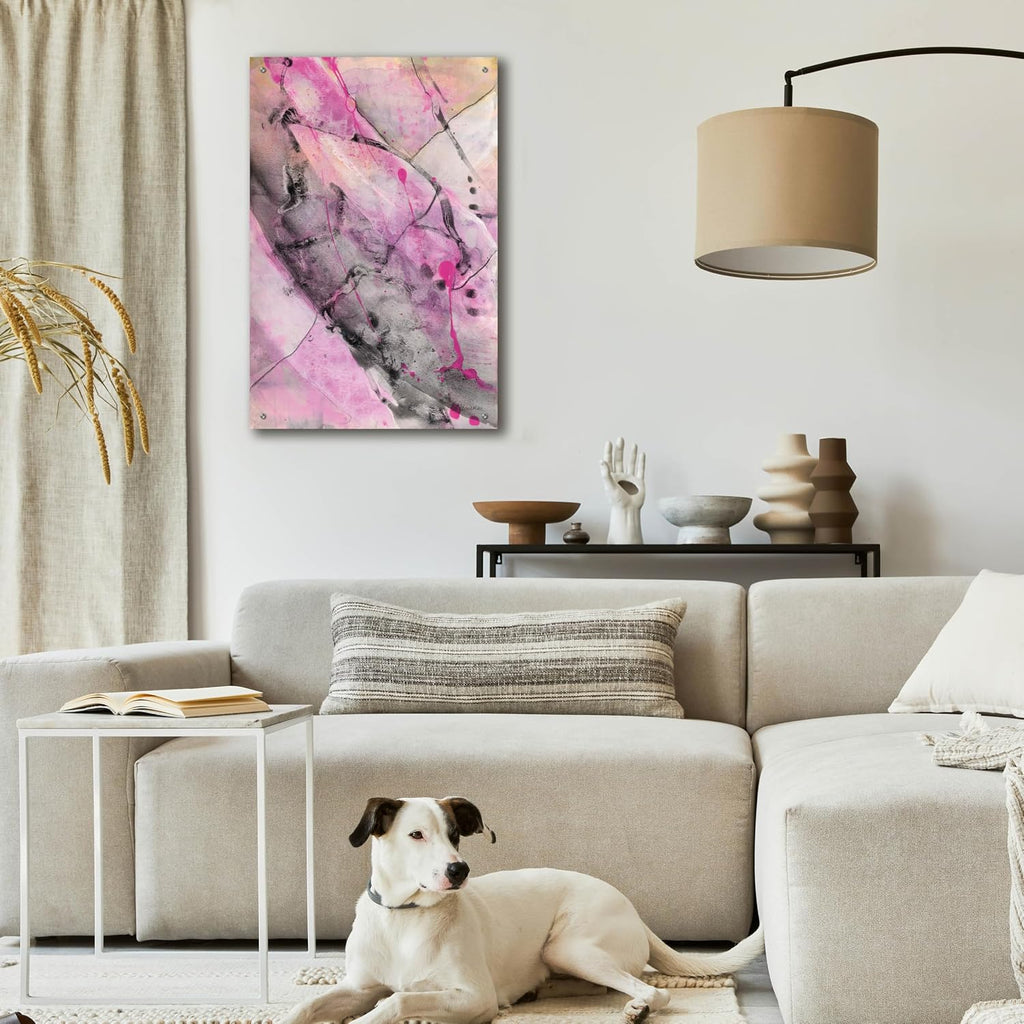Epic Art 'Cracks In The Earth 1' by Albena Hristova Acrylic Glass Wall Art, 24' x 36'