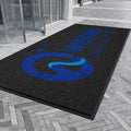 Custom Door Mat Personalized Design Logo Carpet for Business, Anti Slip Waterproof Indoor Outside Entrance Mat for Garage Garden